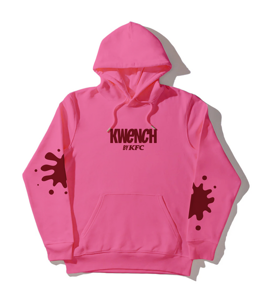 Kwench Drip Pink Hoodie